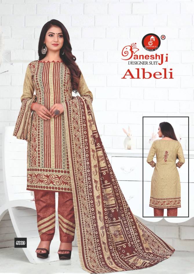 Ganeshji Albeli 5 Regular Wear Cotton Printed Designer Dress Material Collection